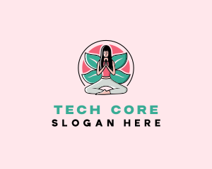 Yoga Fitness Instructor  logo design