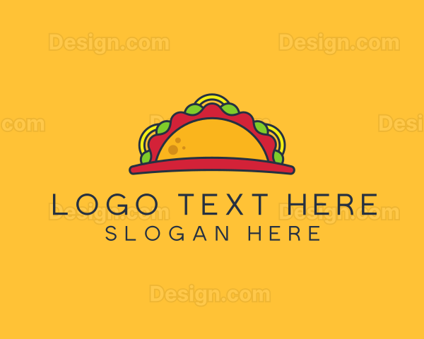 Taco Mexican Food Logo