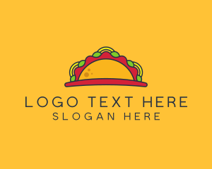 Taco Mexican Food Logo