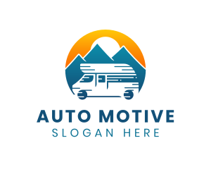 Camper Van Travel Vehicle logo