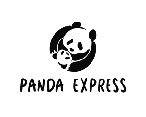 Wild Baby Panda logo design