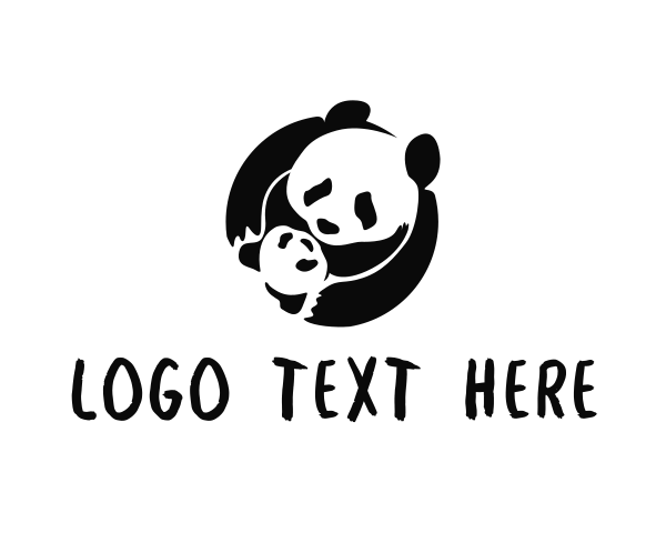 Panda logo example 3