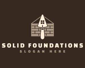 Brick Wall Construction logo design