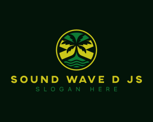 Jamaican Beach Flag logo design