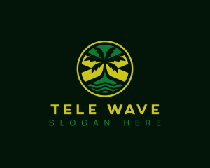 Jamaican Beach Flag logo design