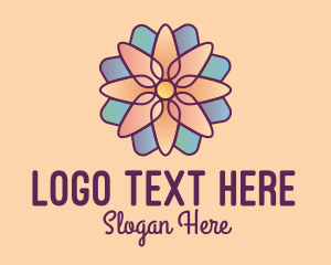 Floral Stained Glass logo