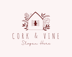 Floral Garden House logo design