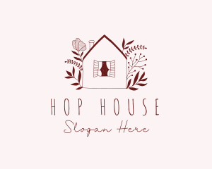 Floral Garden House logo design