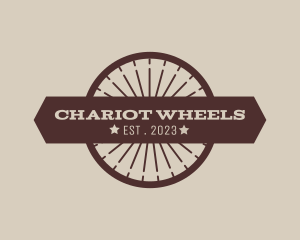 Wagon Wheel Cowboy logo design