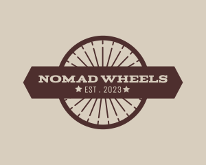 Wagon Wheel Cowboy logo design