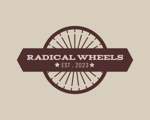 Wagon Wheel Cowboy logo design