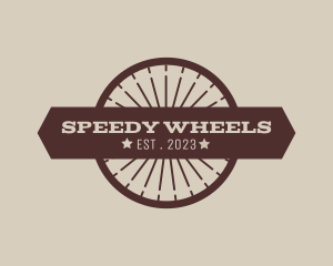 Wagon Wheel Cowboy logo design