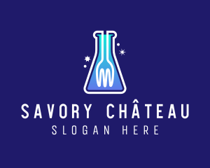 Gourmet Food Laboratory logo design