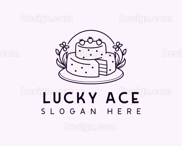 Sweet Birthday Cake Logo