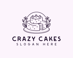 Sweet Birthday Cake logo design