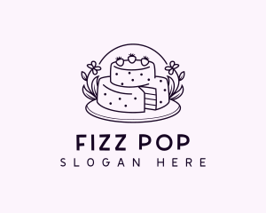 Sweet Birthday Cake logo design