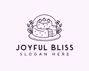 Sweet Birthday Cake logo design