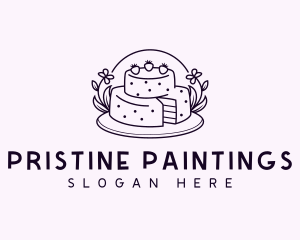 Sweet Birthday Cake logo design