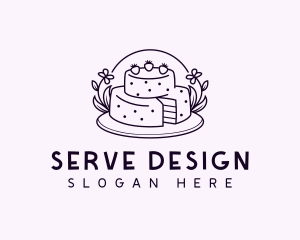 Sweet Birthday Cake logo design