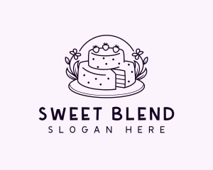 Sweet Birthday Cake logo design