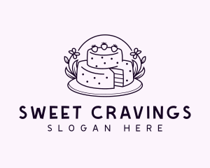 Sweet Birthday Cake logo design