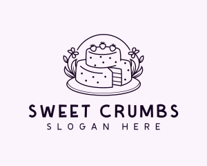 Sweet Birthday Cake logo design