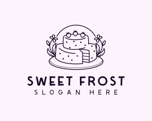 Sweet Birthday Cake logo design