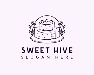 Sweet Birthday Cake logo design