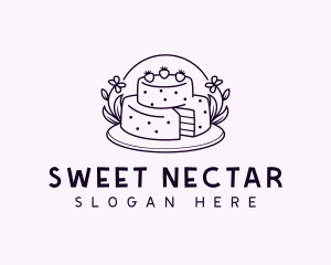 Sweet Birthday Cake logo design