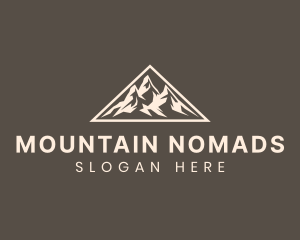 Triangle Outdoor Mountain  logo design