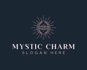 Mystical Eye Tarot logo design