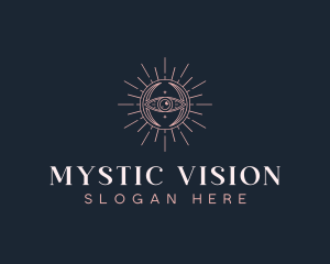 Mystical Eye Tarot logo design