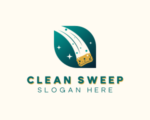 Clean Sponge Housekeeping logo design