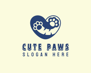 Heart Paw Veterinary logo design