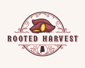 Sweet Potato Alabama logo design