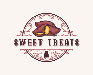 Sweet Potato Alabama logo design