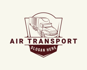 Forwarding Cargo Truck logo design