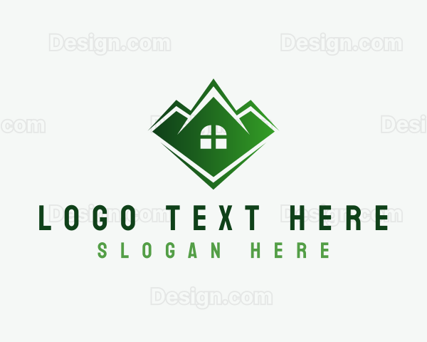 Home Roof Construction Logo