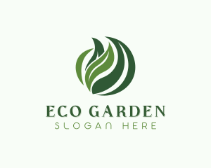 Eco Herbal Garden logo design