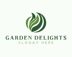 Eco Herbal Garden logo design