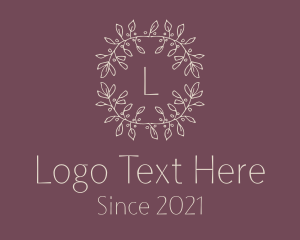 Leaf Wreath Decoration  logo