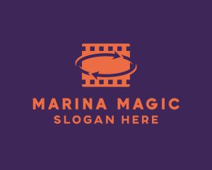 Movie Review Reel logo design