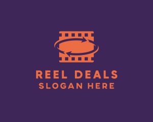 Movie Review Reel logo design