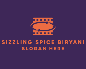 Movie Review Reel logo design