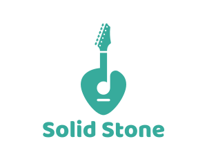 Turquoise Rock Guitar logo