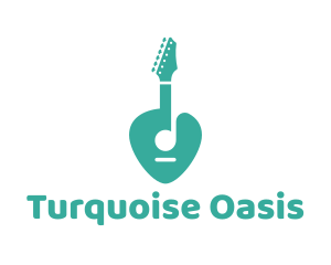 Turquoise Rock Guitar logo