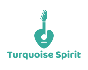 Turquoise Rock Guitar logo