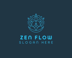 Wellness Zen Yoga logo design