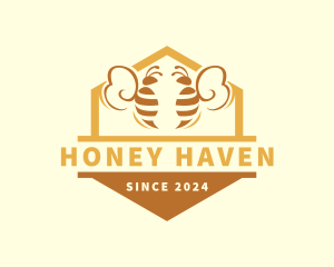 Beekeeping Apiary Hive logo