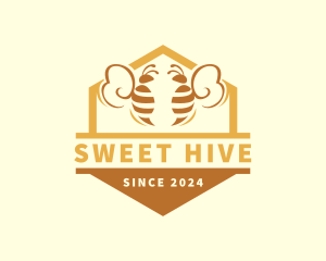 Beekeeping Apiary Hive logo design